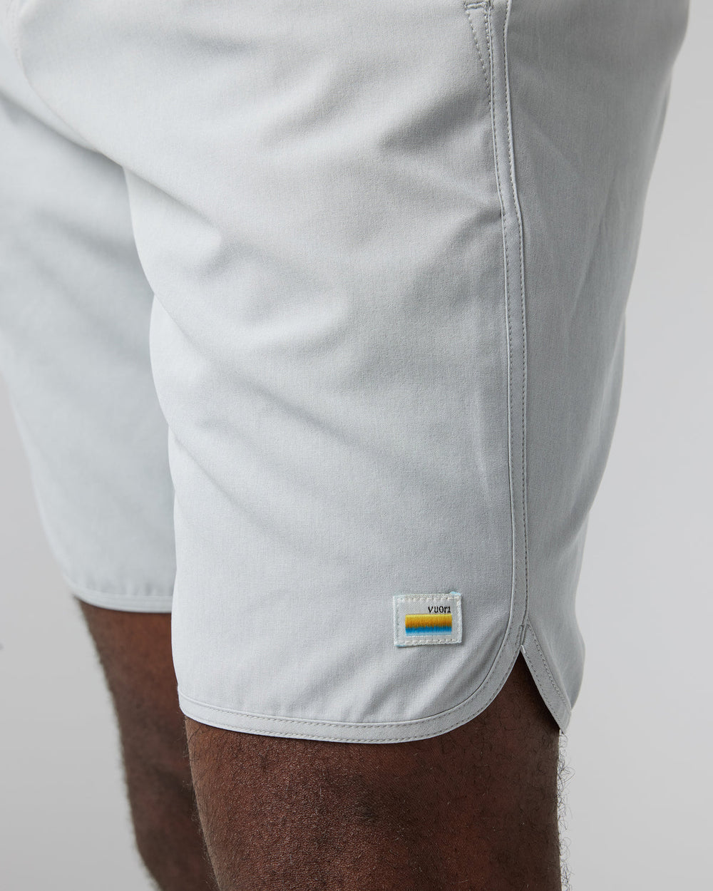 Banks Short Sky Grey Linen Texture Active Shorts | Vuori onsale