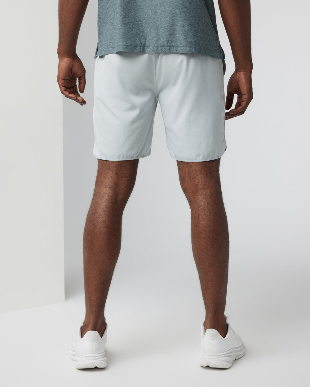 Banks Short Sky Grey Linen Texture Active Shorts | Vuori onsale