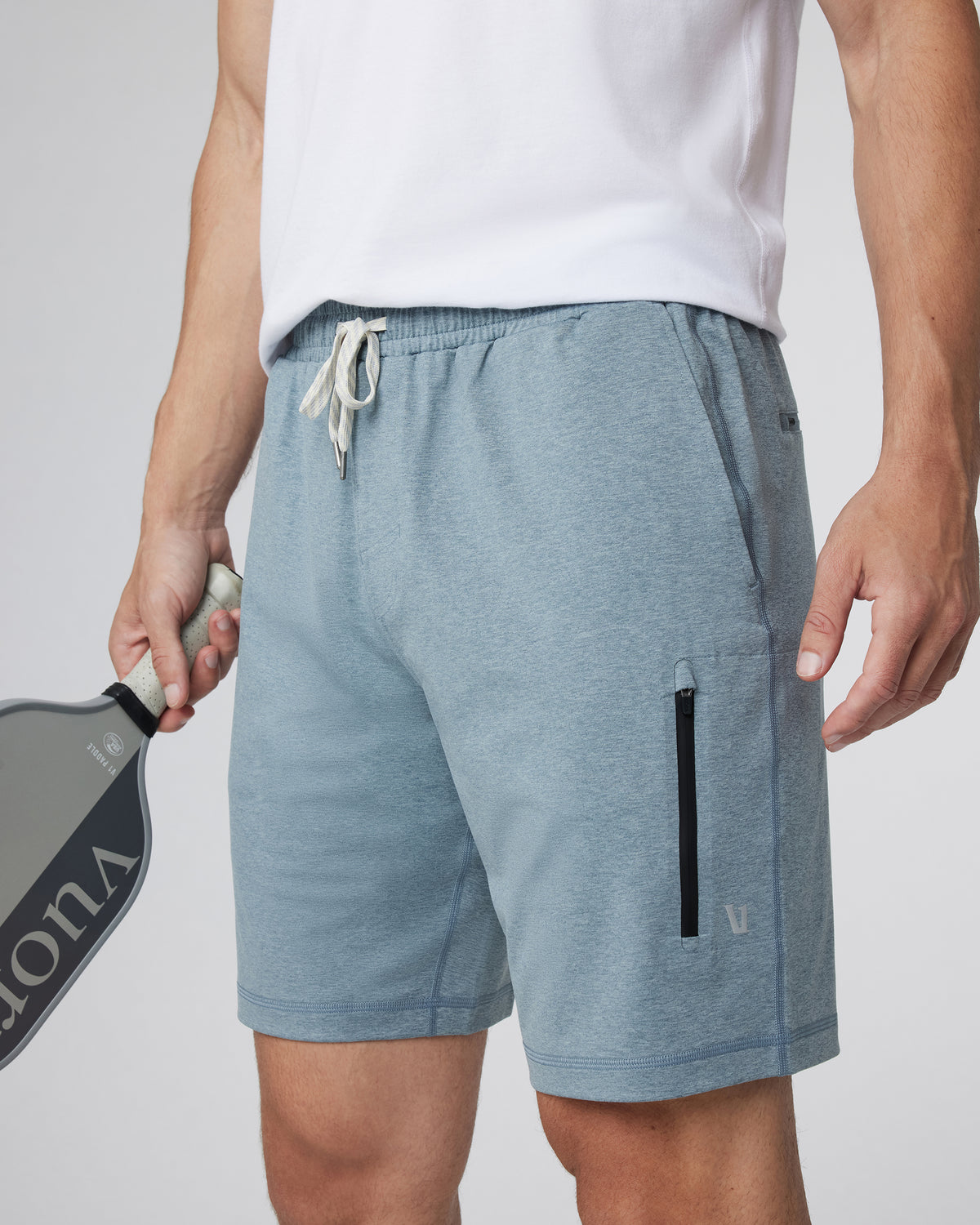 Sunday Performance Short 8.5" Dusty Blue Heather | Vuori shop