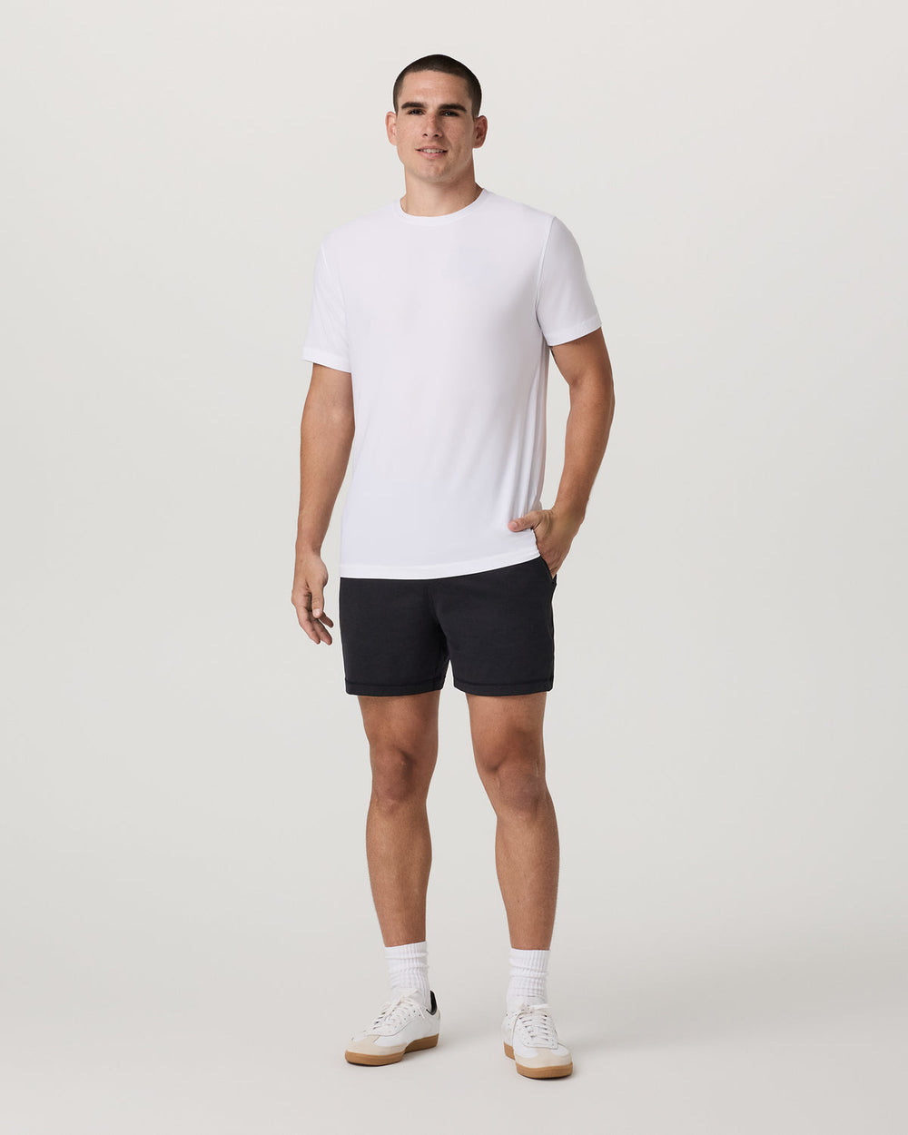 Coronado Short 5" Men's Black Heather Shorts | Vuori for sale