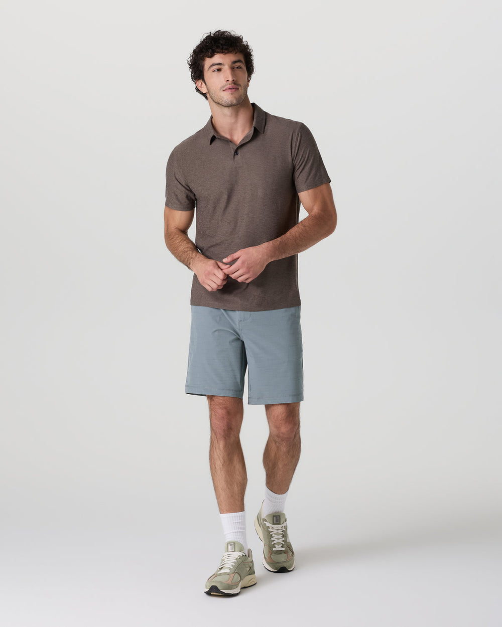 Pebble Short Dusty Blue Lightweight Golf Shorts | Vuori shop