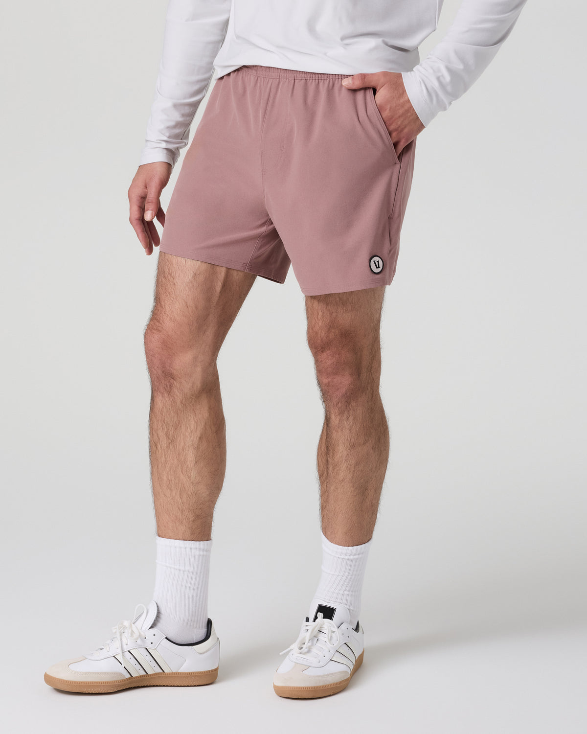 Maverick Volley Short Men's Zion Rose Hybrid Shorts | Vuori for sale