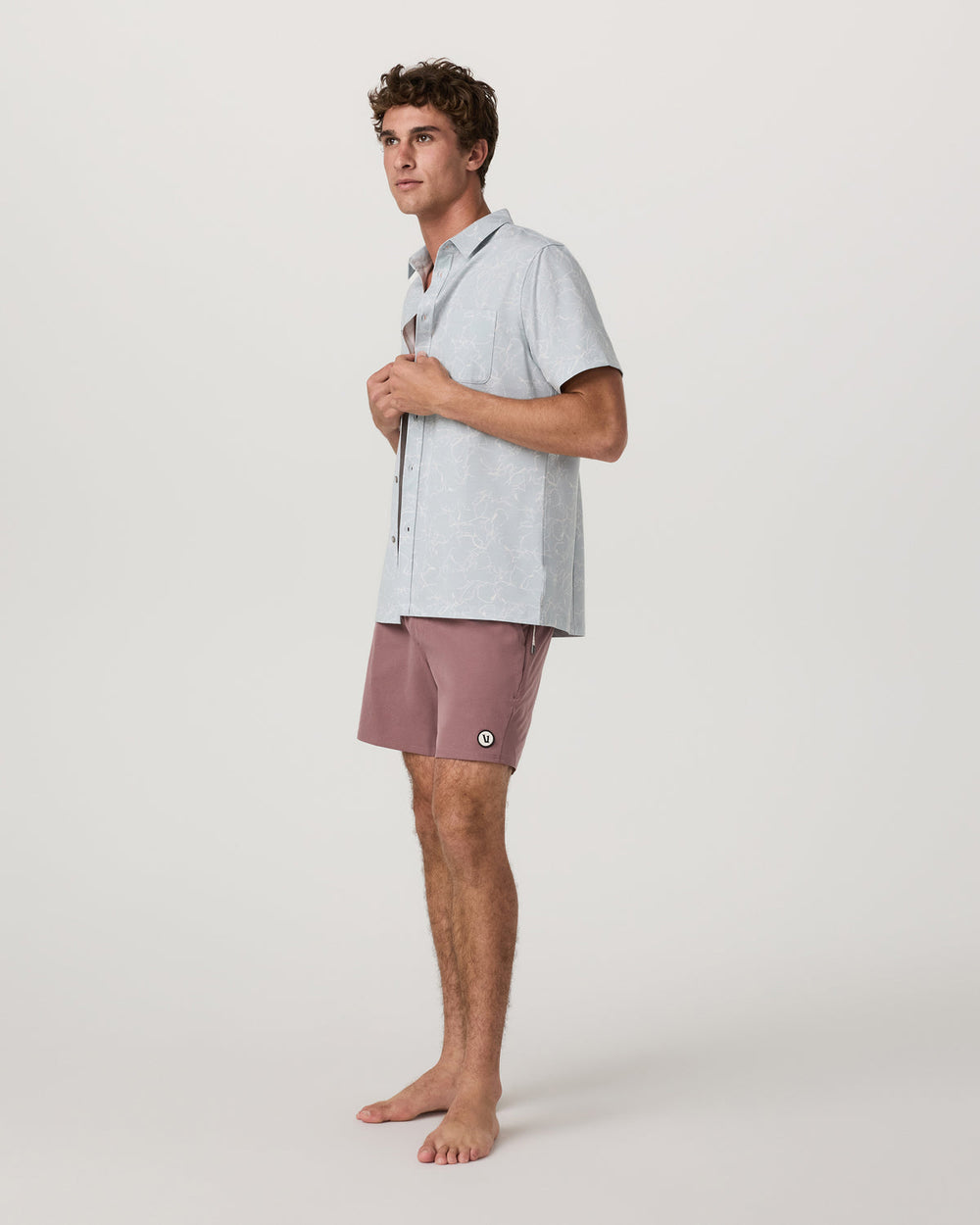 Maverick Volley Short Lined Men's Adobe Swim Shorts | Vuori online
