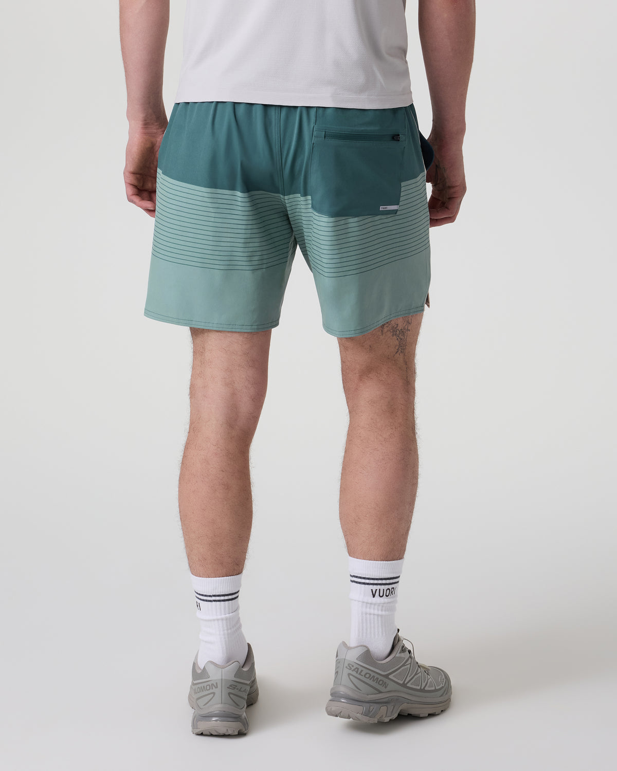 Trail Short 2.0 Light Deep Sea Stripe/Salt | Vuori online