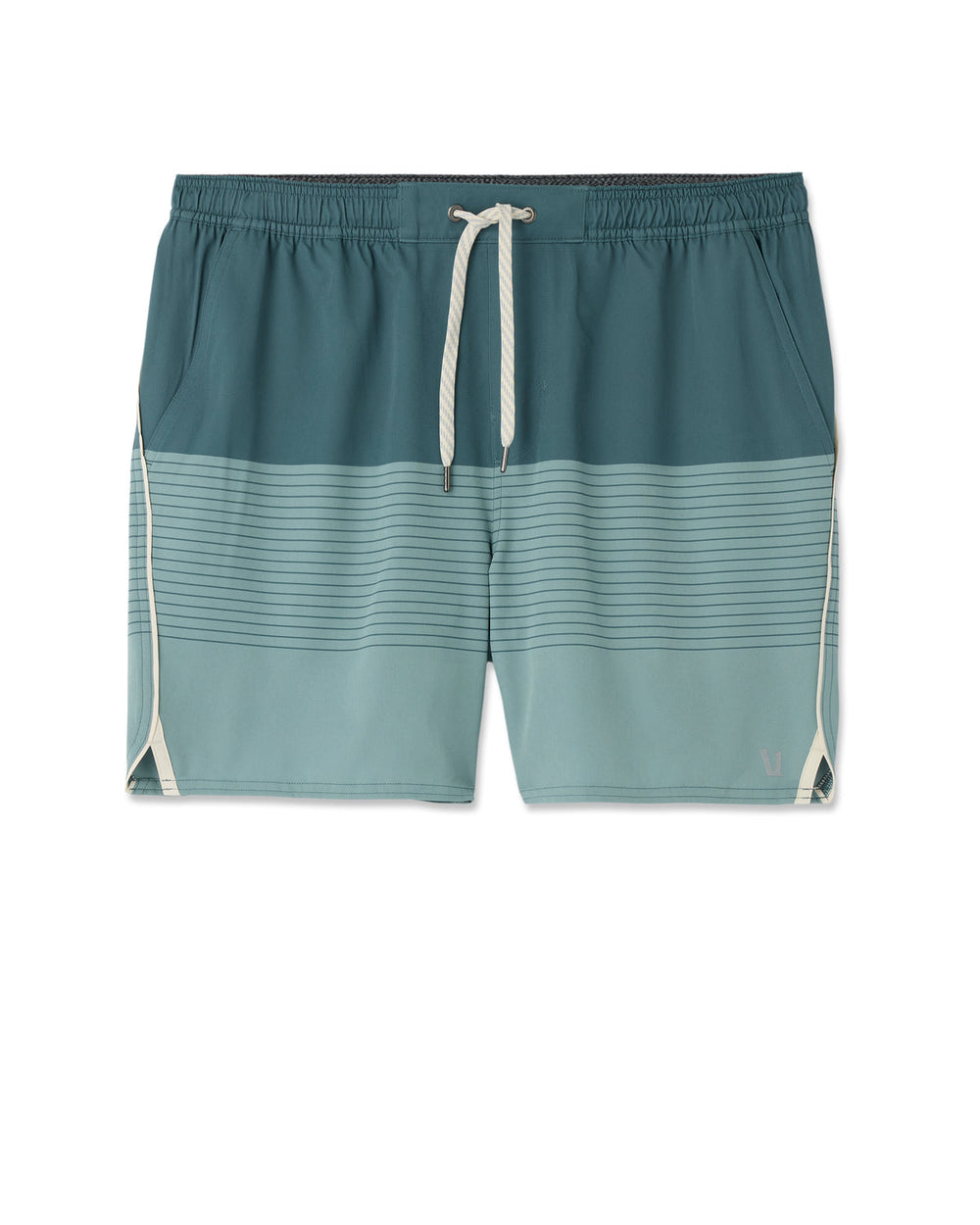 Trail Short 2.0 Light Deep Sea Stripe/Salt | Vuori online