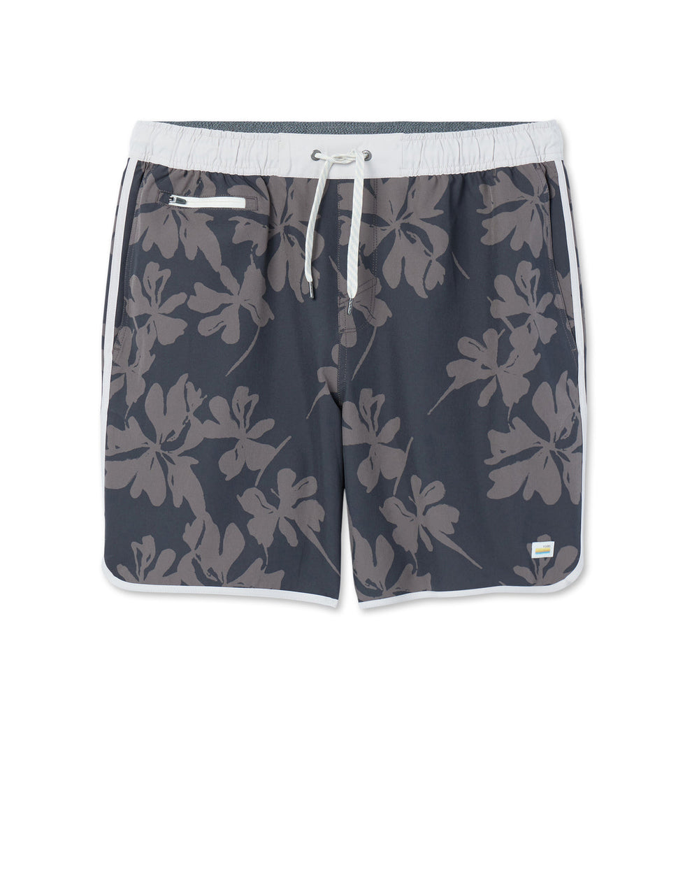 Banks Short Dark Pewter Plumeria Athletic Shorts | Vuori sale