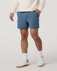 Coronado Short 5" Men's Pool Blue Heather Lounge Shorts | Vuori outlet