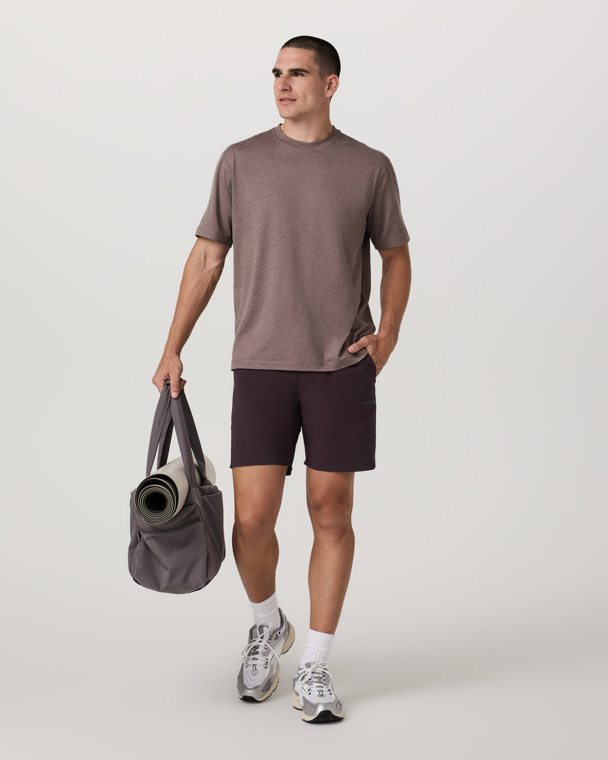 Grafton Short Lined 7" Men's Raisin Training Shorts | Vuori sale