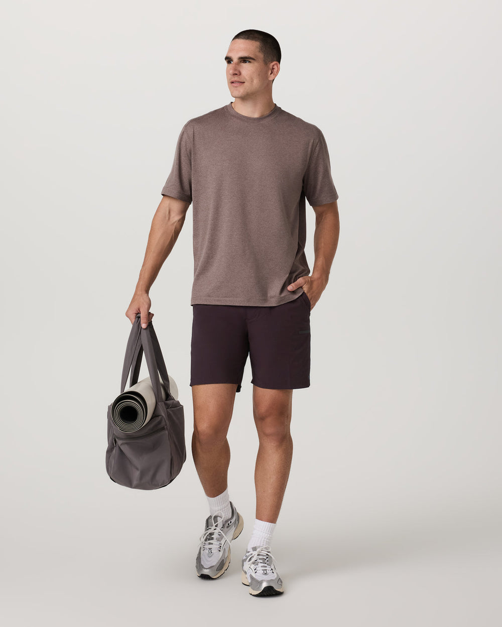 Grafton Short Lined 7" Men's Raisin Training Shorts | Vuori sale