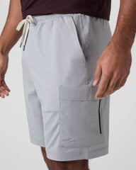 Sunday Performance Utility Short Classic Fit 8" Platinum Heather | Vuori online