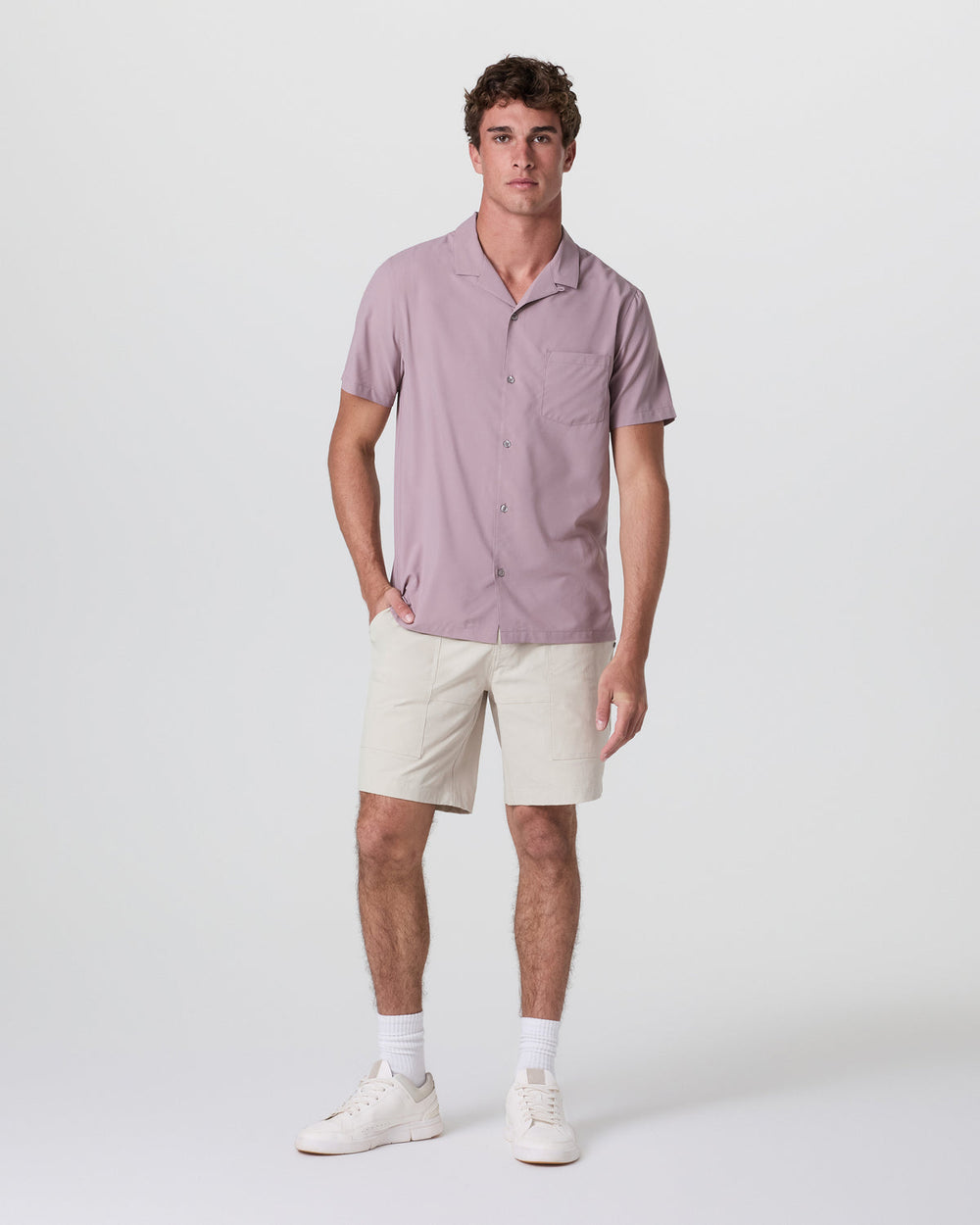 Barren Short Men's Oatmeal Outdoor Shorts | Vuori for sale