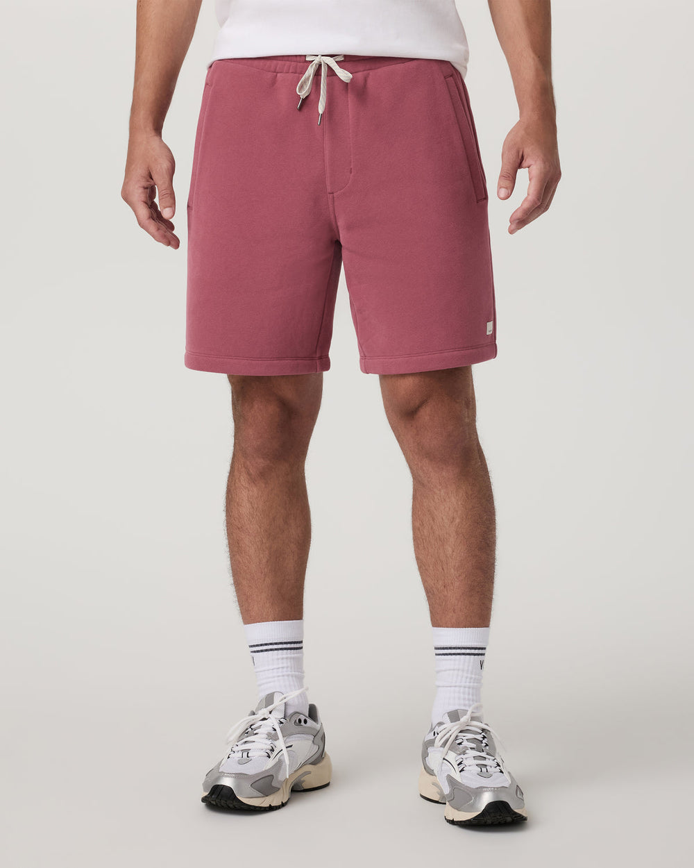 Seaside Short 8" Relaxed Men's Berry Lounge Shorts | Vuori onsale