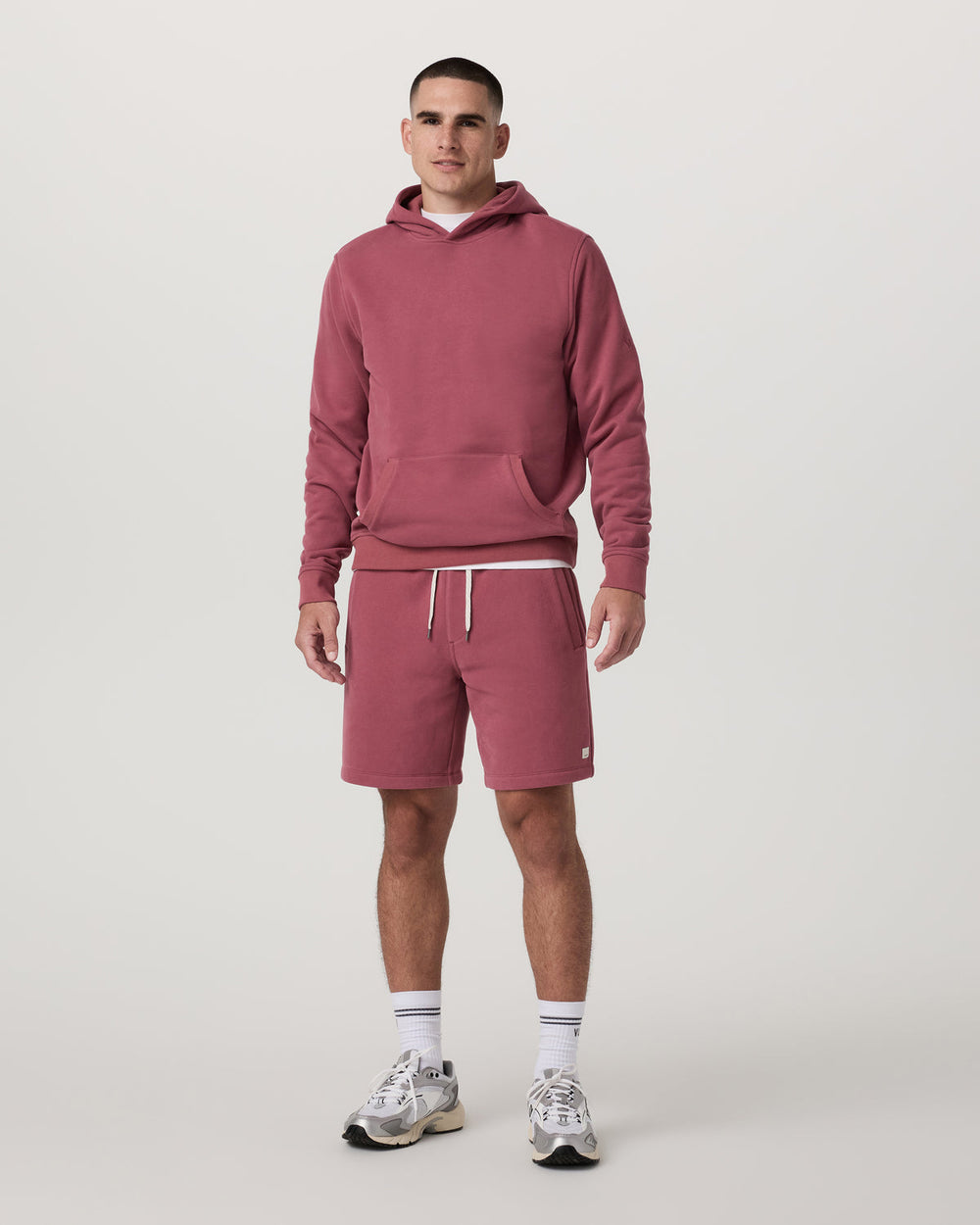 Seaside Short 8" Relaxed Men's Berry Lounge Shorts | Vuori onsale