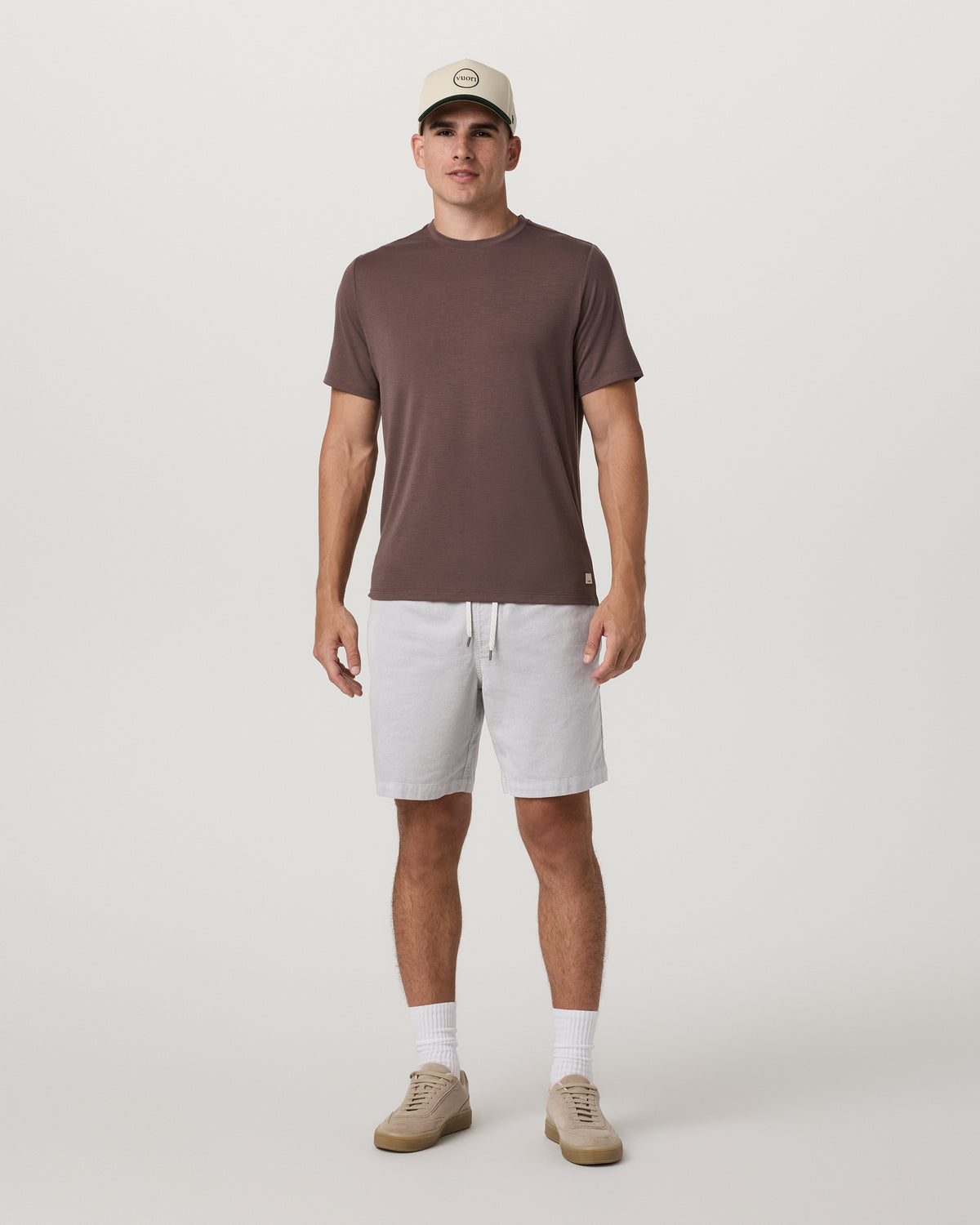 Optimist Elastic Waist Short 8" Men's Amethyst Grey Short | Vuori online