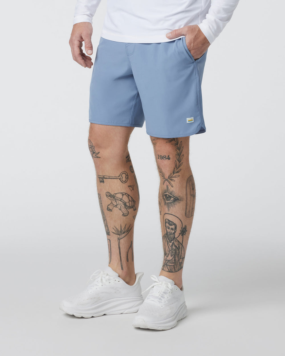 Banks Short Men's Chambray Athletic Shorts | Vuori discount
