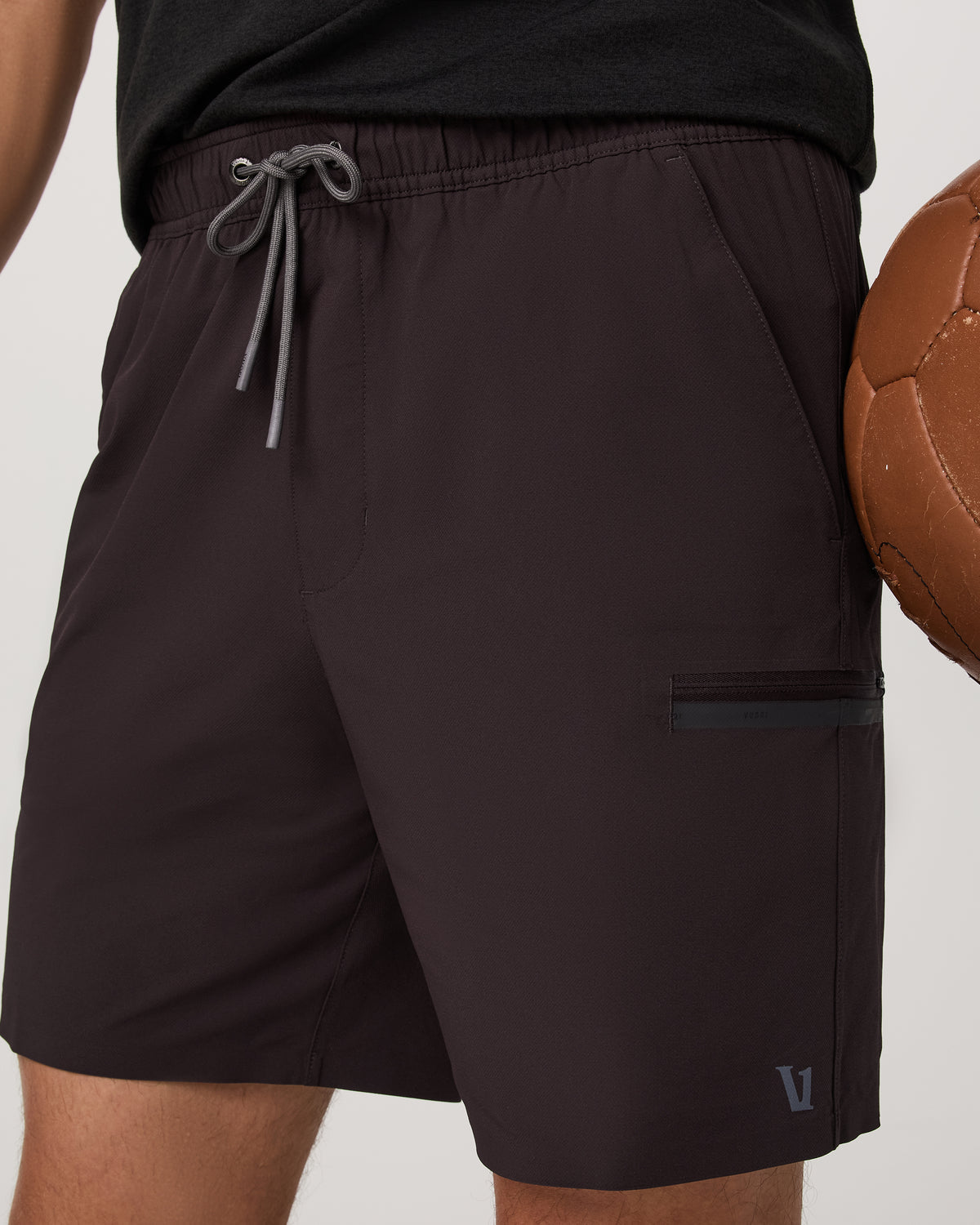 Grafton Short Unlined 7" Men's Raisin Training Shorts | Vuori shop