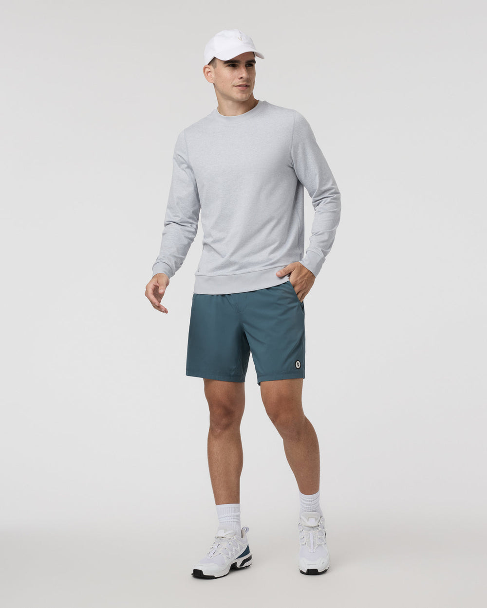 Kore Short Unlined 7" Light Deep Sea Athletic Shorts | Vuori shop
