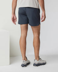 Banks Short 5" Navy Linen Texture Athletic Shorts | Vuori sale