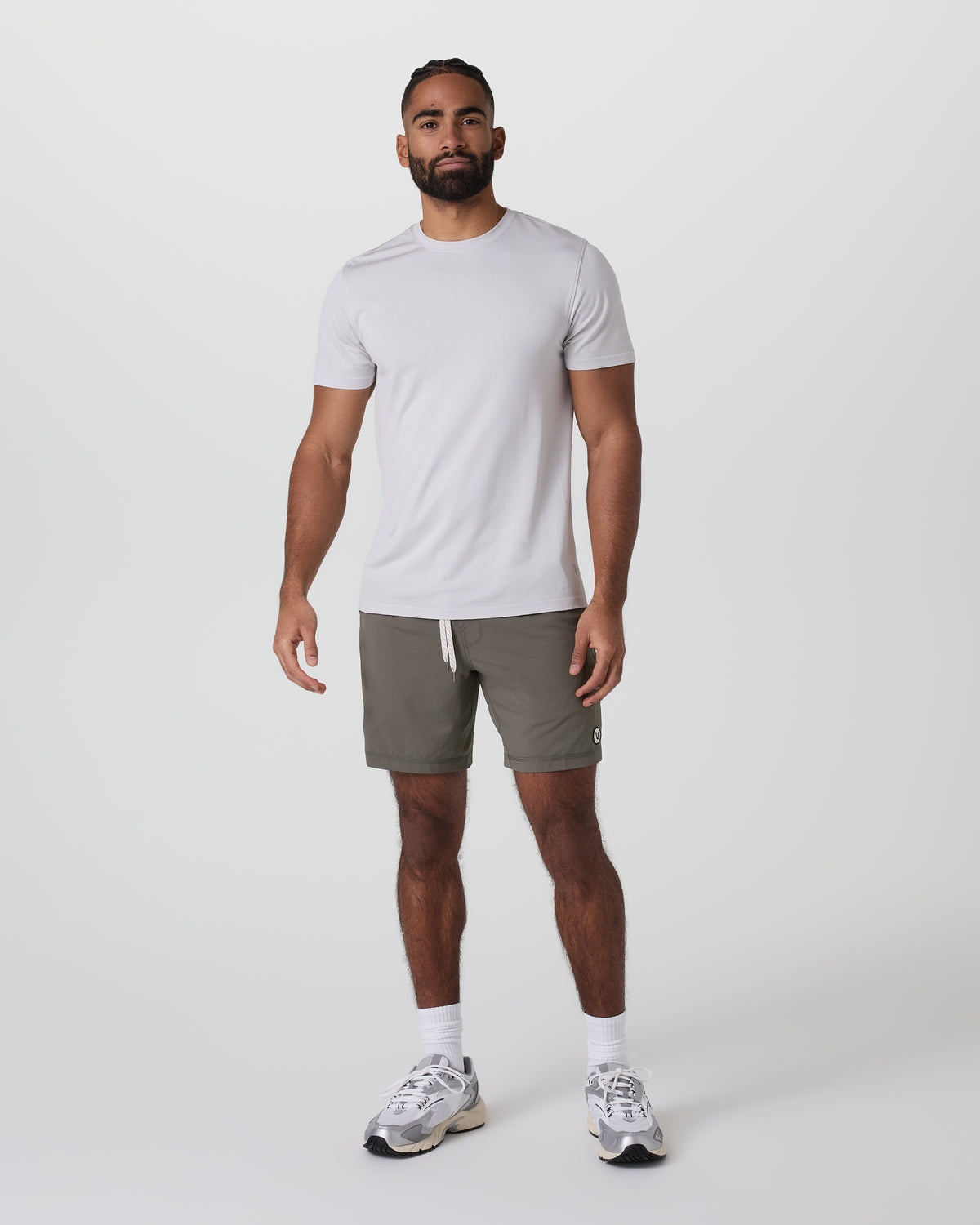 Kore Short Lined 7" Men's Warm Grey Athletic Shorts | Vuori outlet