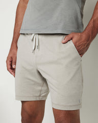 Ponto Short Men's Dark Salt Heather Jogger Shorts | Vuori onsale