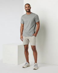 Ponto Short Men's Dark Salt Heather Jogger Shorts | Vuori onsale
