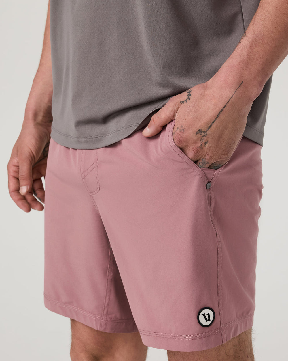 Kore Short Lined 7" Men's Summer Red Athletic Shorts | Vuori discount