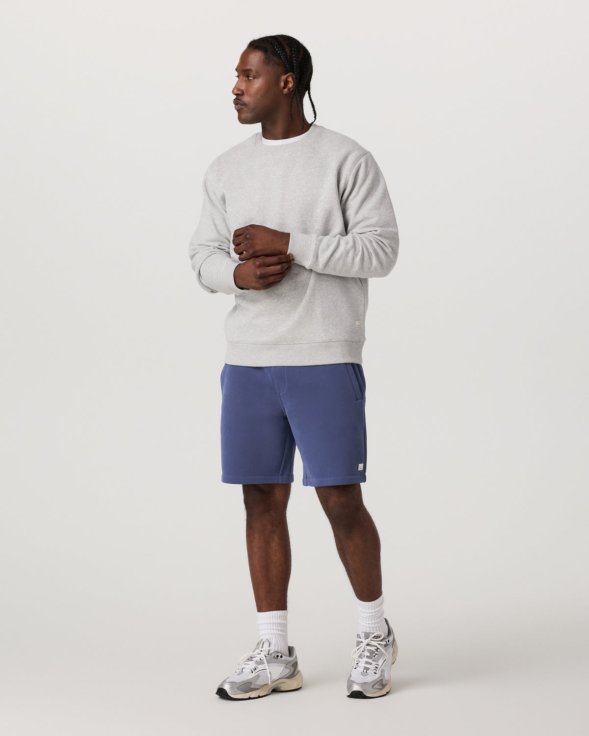 Seaside Short 8" Men's French Blue Lounge Shorts | Vuori shop