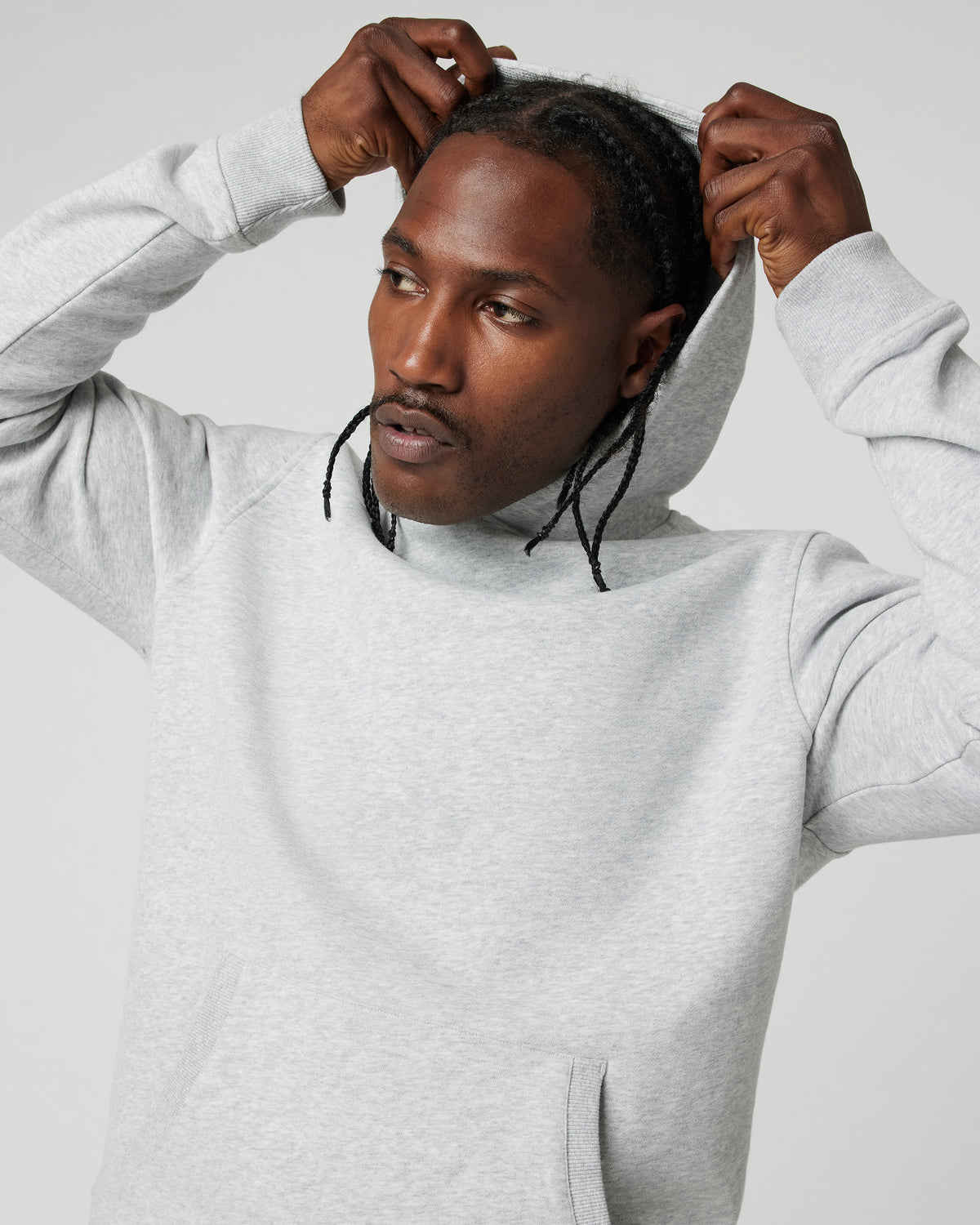 Seaside Pullover Hoodie Light Heather Grey | Vuori sale