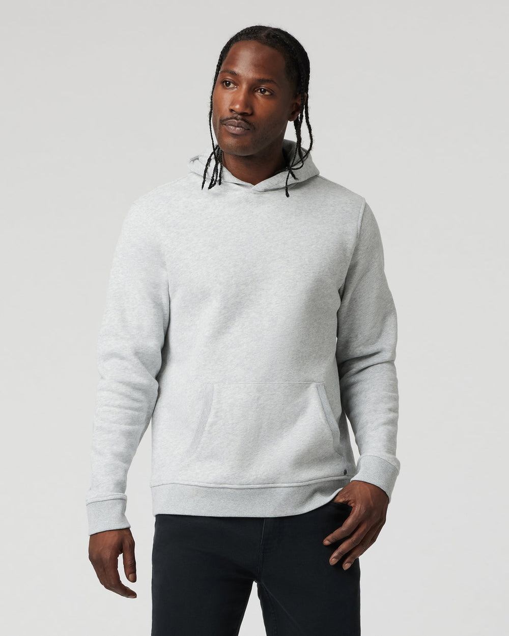 Seaside Pullover Hoodie Light Heather Grey | Vuori sale