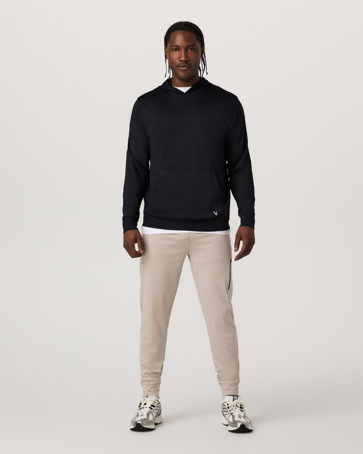 Sunday Hoodie 2.0 Men's Black Athletic Fit Hoodie | Vuori outlet