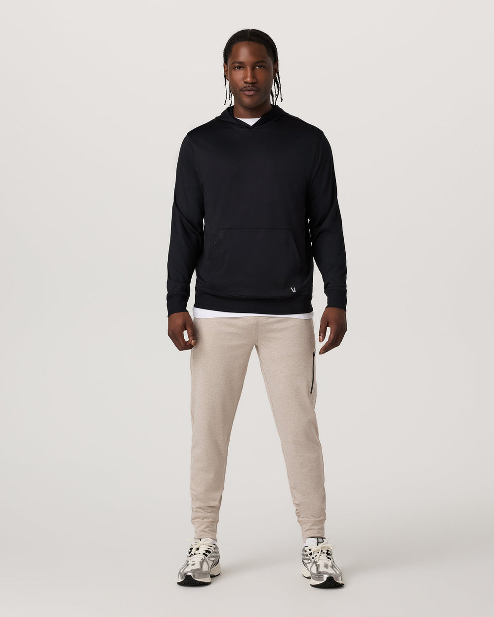 Sunday Hoodie 2.0 Men's Black Athletic Fit Hoodie | Vuori outlet