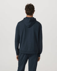 Coronado Full Zip Hoodie 2.0 Men's Midnight Heather Jacket | Vuori shop