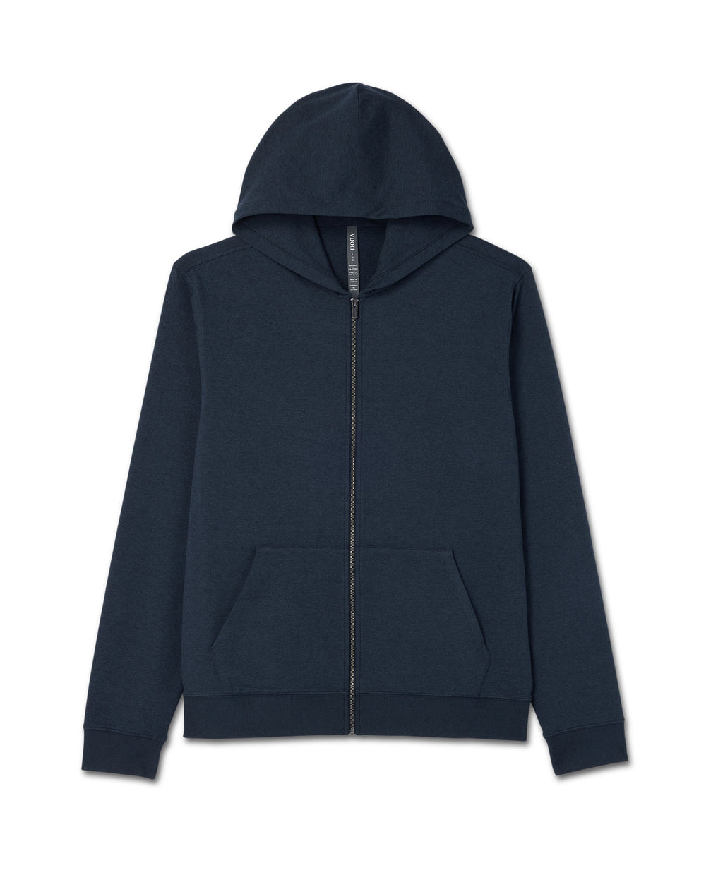 Coronado Full Zip Hoodie 2.0 Men's Midnight Heather Jacket | Vuori shop