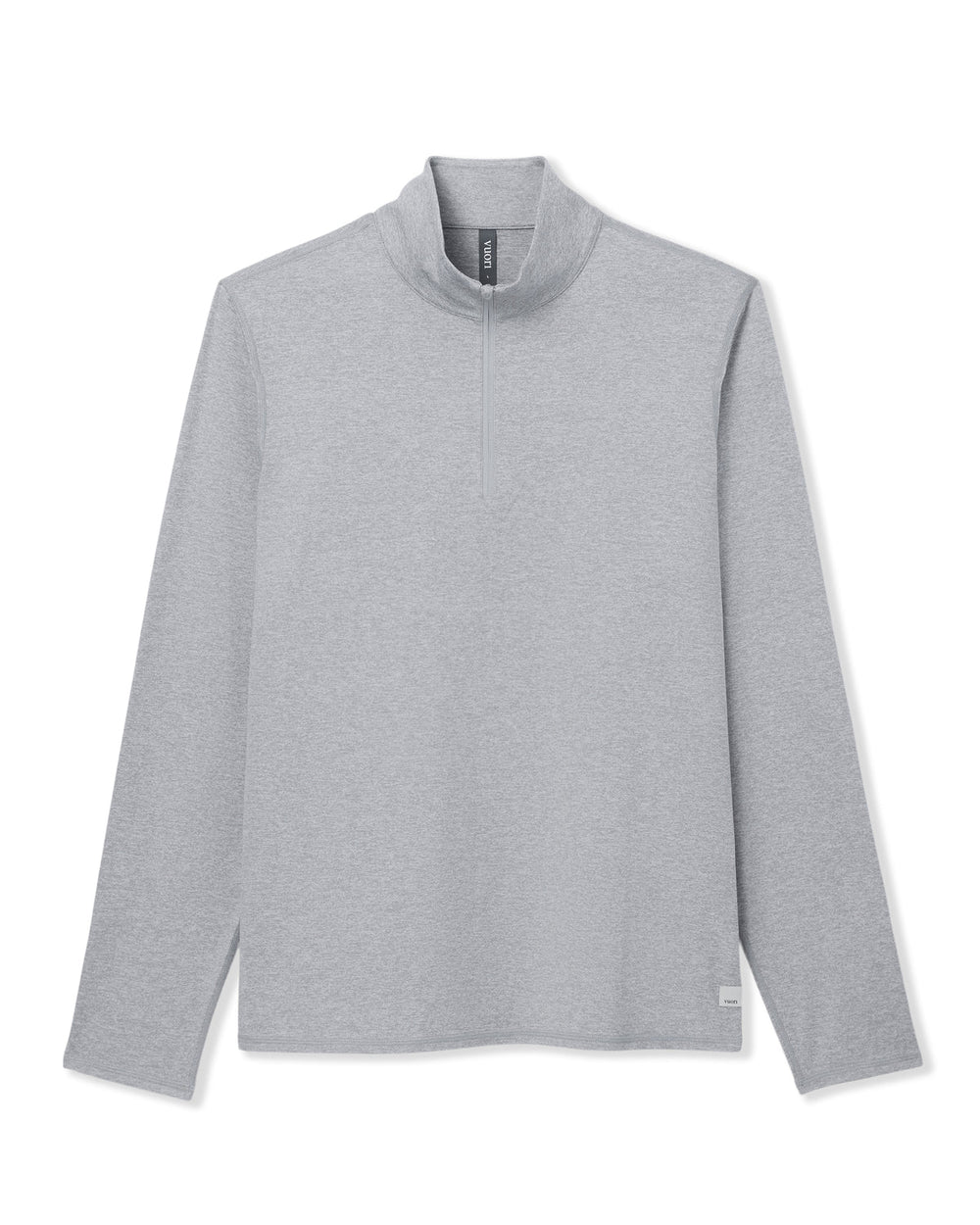 Ponto Half Zip Mock Neck Light Heather Grey | Vuori sale