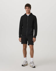 Coronado Full Zip Hoodie 2.0 Men's Black Heather Jacket | Vuori outlet