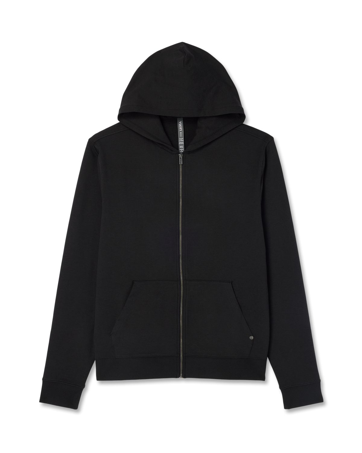 Coronado Full Zip Hoodie 2.0 Men's Black Heather Jacket | Vuori outlet
