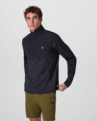 Sunday Element Half Zip Black | Vuori onsale