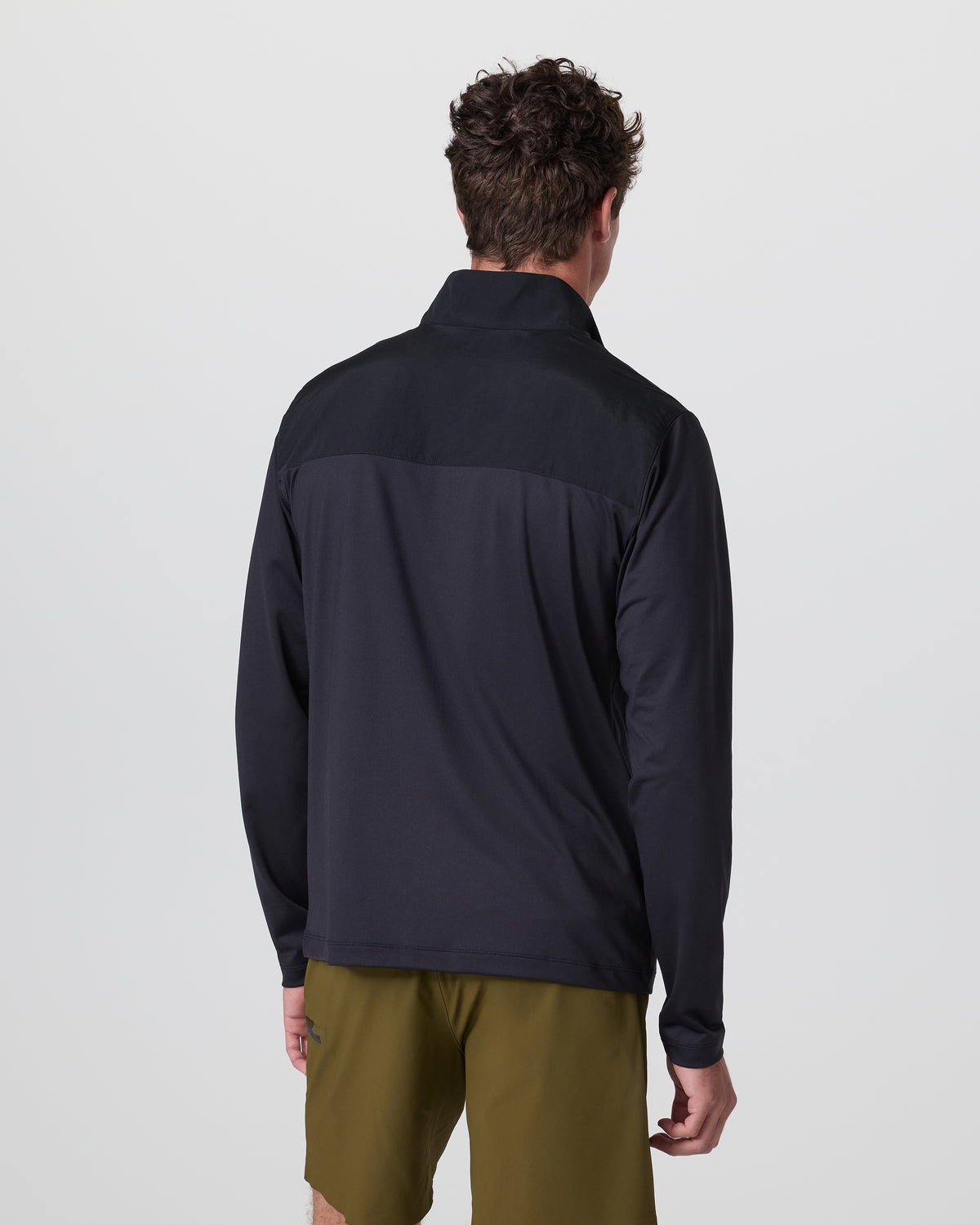 Sunday Element Half Zip Black | Vuori onsale