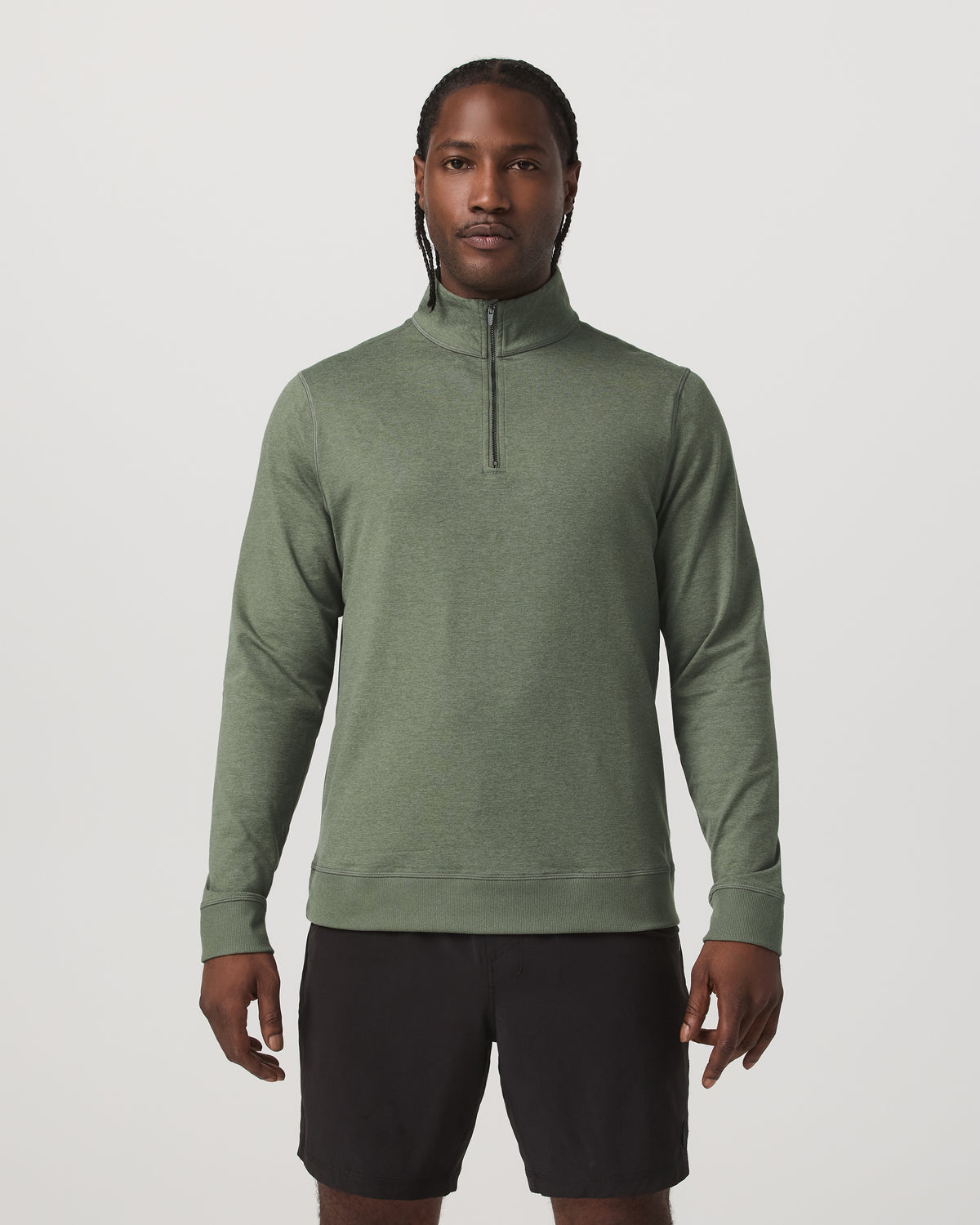 Coronado Half Zip Men's Light Oregano Heather Pullover | Vuori online