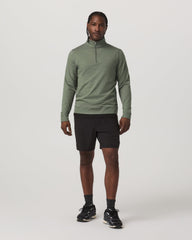 Coronado Half Zip Men's Light Oregano Heather Pullover | Vuori online