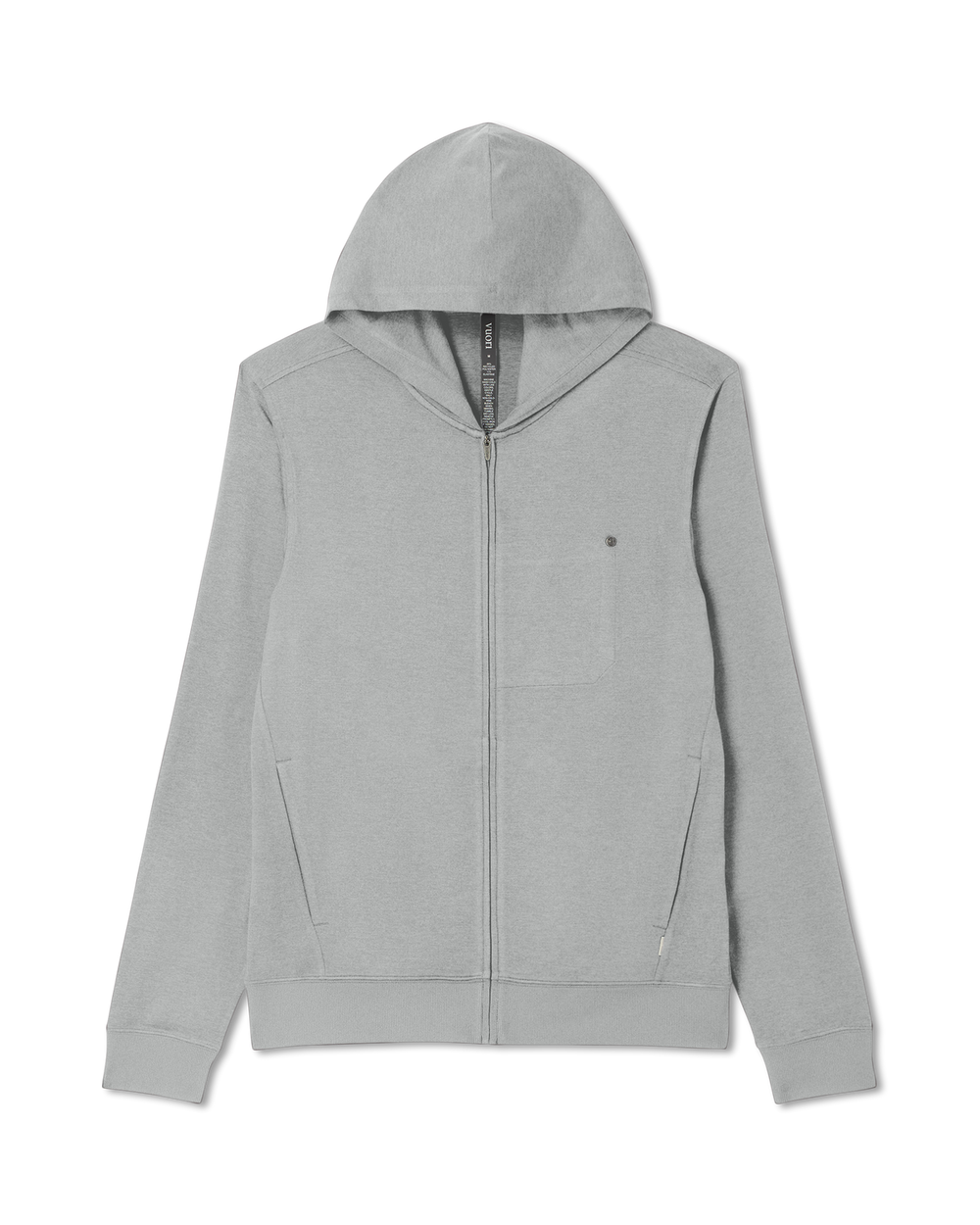 Ponto Full Zip Hoodie Men's Driftwood Heather Hoodie | Vuori outlet