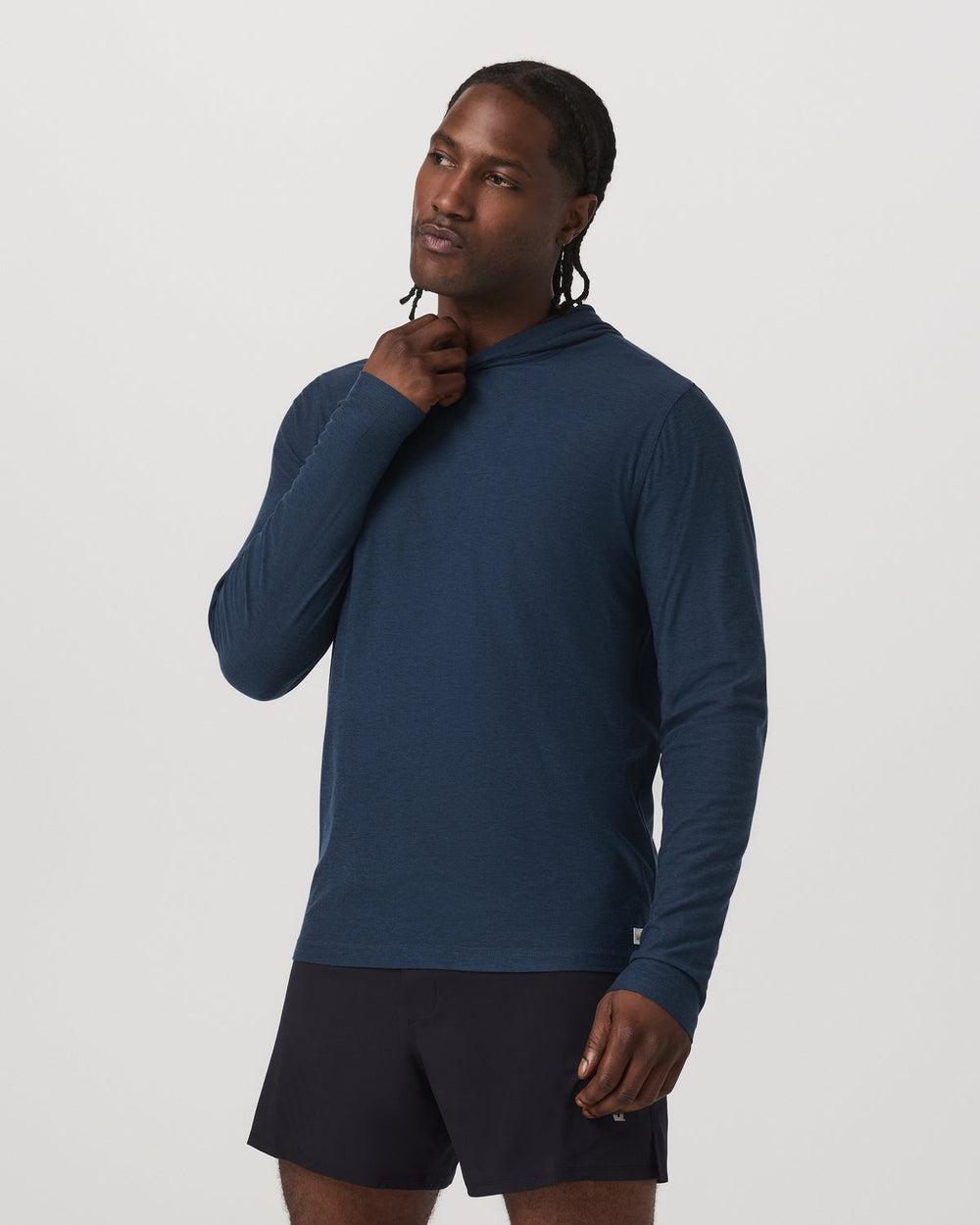 Strato Tech Hoodie Men's Navy Workout Hoodie | Vuori sale