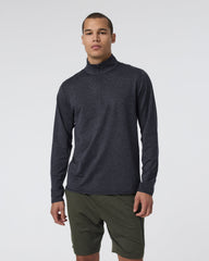 Ponto Half Zip Mock Neck Charcoal Heather | Vuori onsale