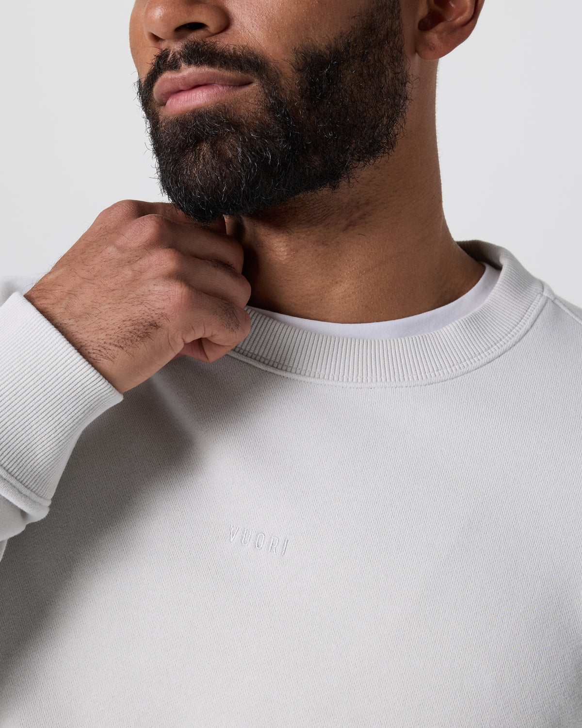 Cypress Logo Crew Salt | Vuori for sale
