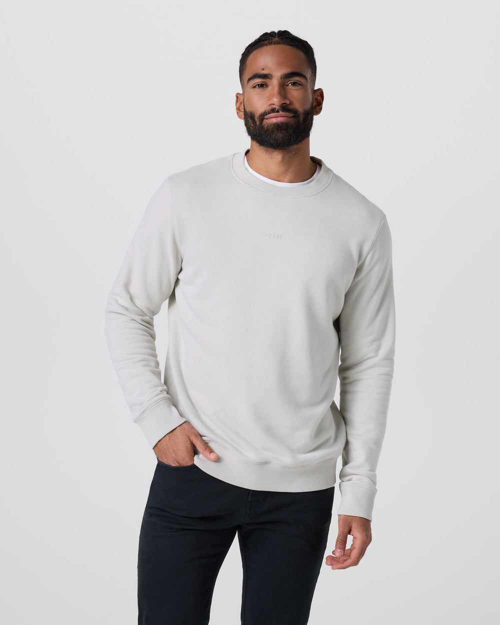 Cypress Logo Crew Salt | Vuori for sale
