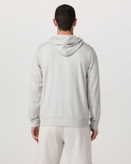 Ponto Full Zip Hoodie Men's Salt Heather Hoodie | Vuori shop