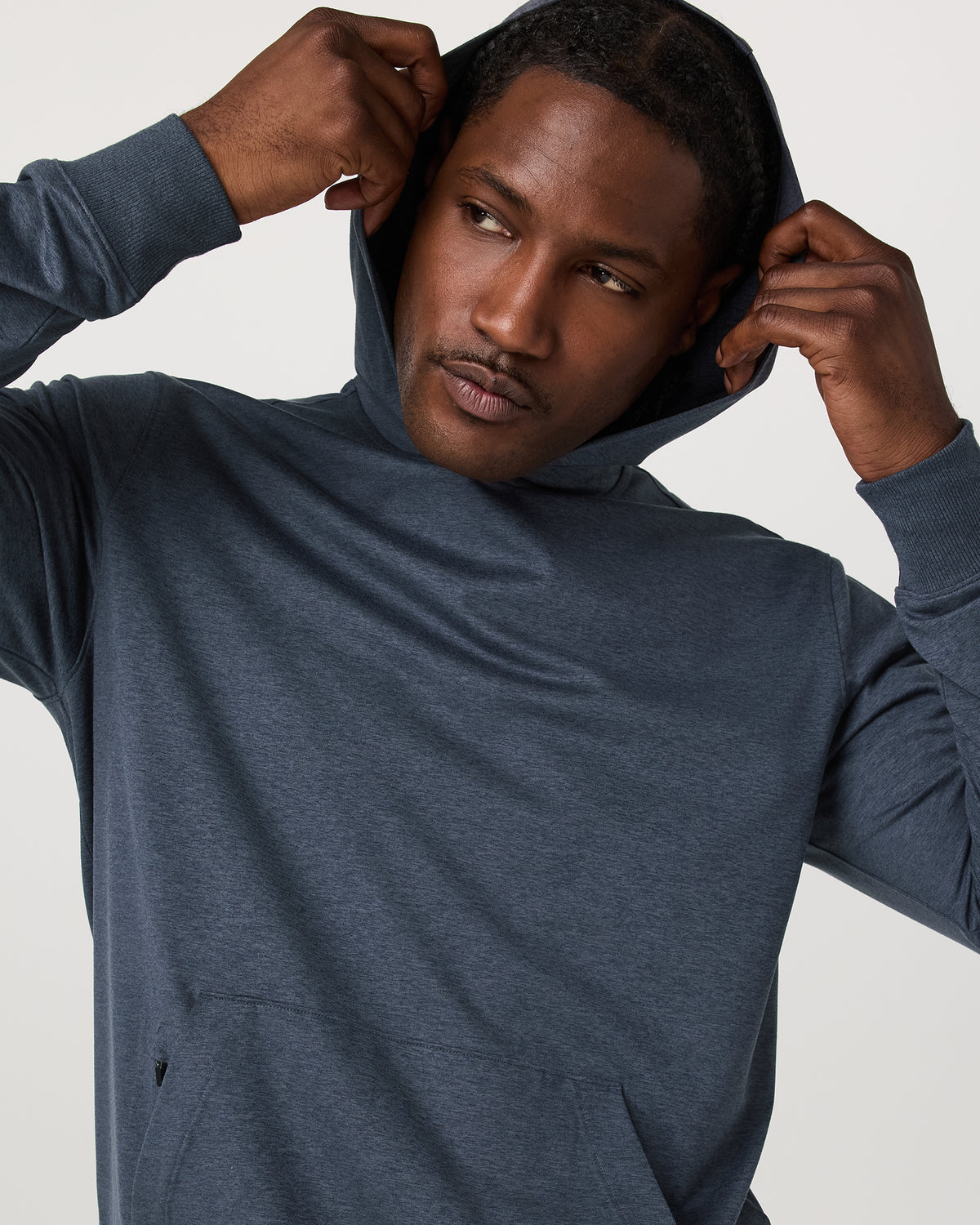 Sunday Hoodie 2.0 Men's Azure Heather Athletic Hoodie | Vuori onsale