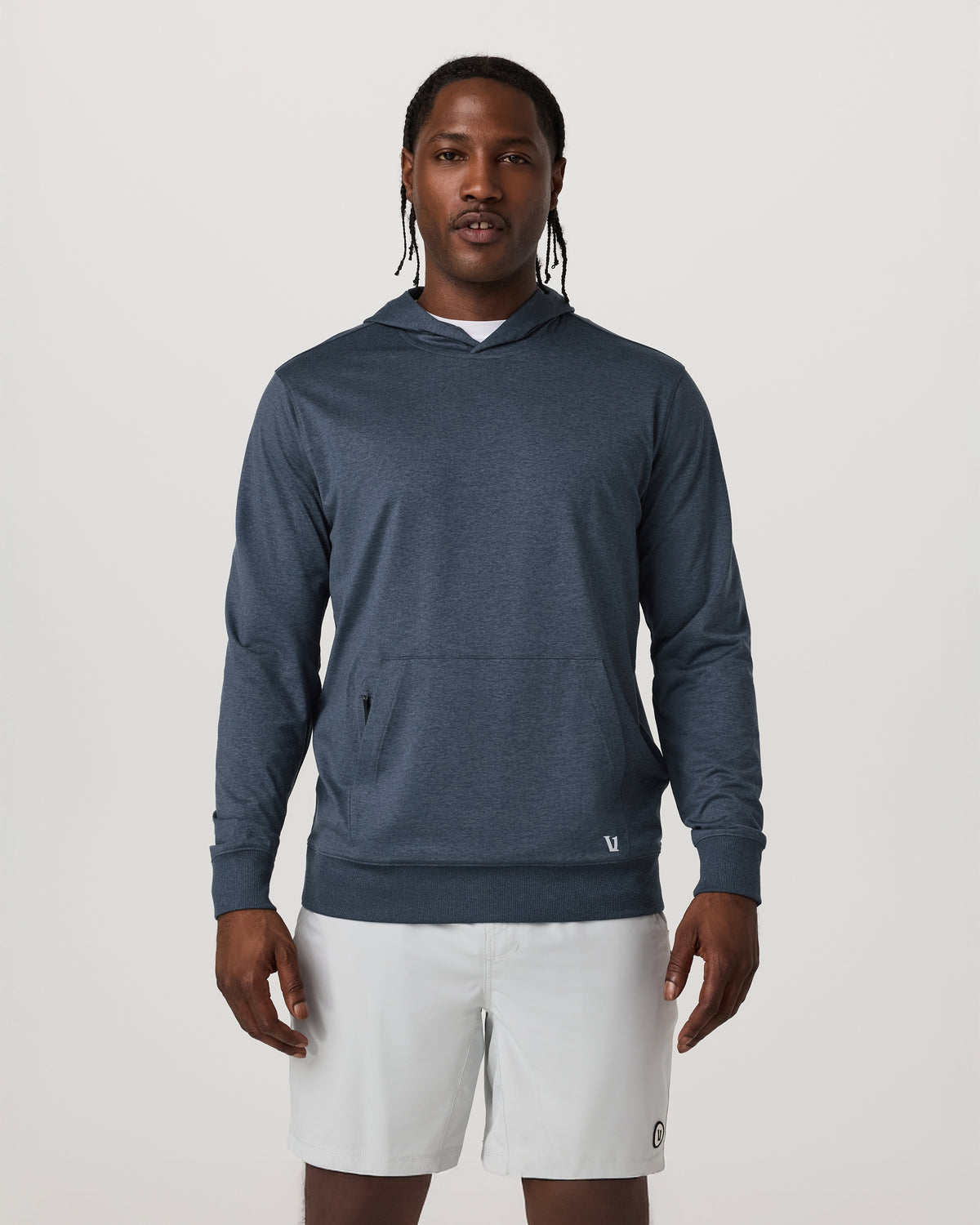 Sunday Hoodie 2.0 Men's Azure Heather Athletic Hoodie | Vuori onsale