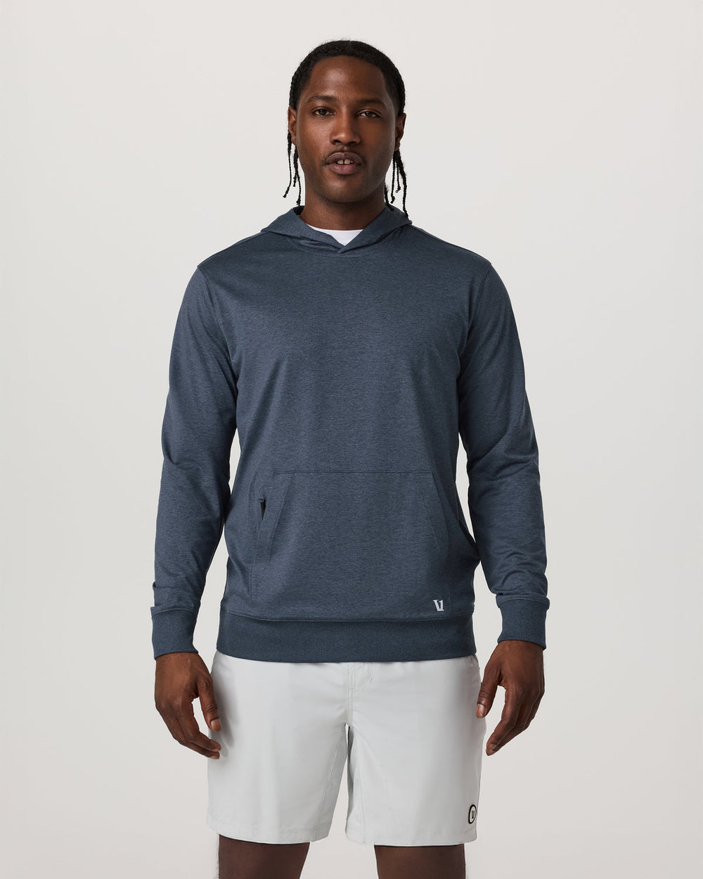 Sunday Hoodie 2.0 Men's Azure Heather Athletic Hoodie | Vuori onsale