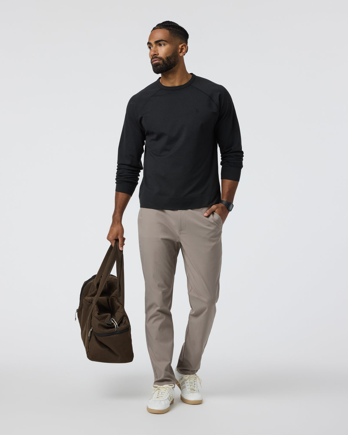 Coronado Crew Black Heather | Vuori outlet